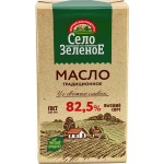 Масло сливочное СЕЛО ЗЕЛЕНОЕ 82,5%, без змж, 175г