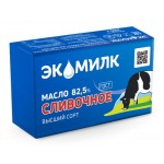 Масло сливочное ЭКОМИЛК 82,5%, без змж, 380г