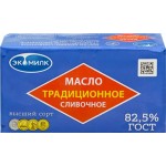Масло сливочное ЭКОМИЛК Традиционное несоленое 82,5%, без змж, 380г