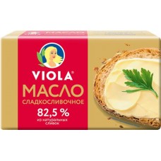 Масло сливочное VIOLA 82,5%, без змж, 150г в магазинах Лента