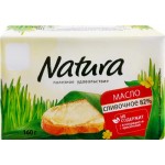 Масло сливочное NATURA 82%, без змж, 160г