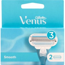 Кассеты сменные для бритья GILLETTE Venus Smooth, 2шт в магазинах Лента