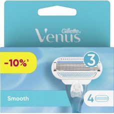 Кассеты сменные для бритья GILLETTE Venus Smooth, 4шт в магазинах Лента