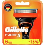 Кассеты сменные для бритья GILLETTE Fusion5, 6шт Кассеты сменные для бритья GILLETTE Fusion5, 6шт
