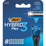 Кассеты для бритья BIC Flex 3 Hybrid, 8шт Кассеты для бритья BIC Flex 3 Hybrid, 8шт
