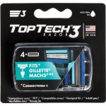 Кассеты сменные для бритья TOPTECH Razor 3, 4шт Кассеты сменные для бритья TOPTECH Razor 3, 4шт