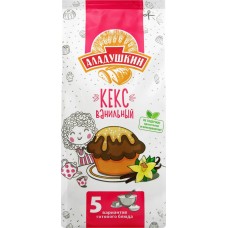 Смесь для выпечки АЛАДУШКИН Кекс ванильный, 330г в магазинах Лента