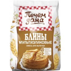 Смесь для выпечки ПЕЧЕМ ДОМА Блины мультизлаковые, 300г в магазинах Лента
