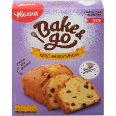 Смесь для выпечки BAKE&GO Кекс Изюминка, 400г в магазинах Лента