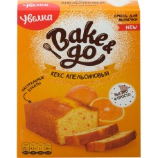 Смесь для выпечки BAKE&GO Кекс Апельсиновый, 400г в магазинах Лента