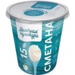 Сметана МОЛОЧНАЯ КУЛЬТУРА 15%, без змж, 270г