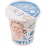 Сметана МАРУСЯ 15%, без змж, 350г