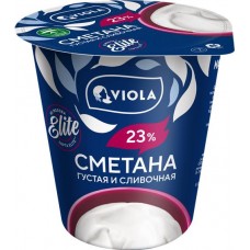 Сметана VIOLA 23%, без змж, 315г в магазинах Лента
