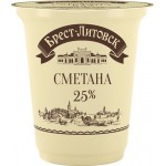 Сметана БРЕСТ-ЛИТОВСК 25%, без змж, 300г