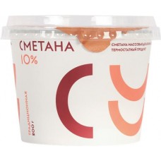 Сметана БРАТЬЯ ЧЕБУРАШКИНЫ 10%, без змж, 200г в магазинах Лента