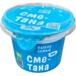 Сметана ВЫБОР СЕМЬИ 10%, без змж, 180г