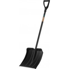 Лопата для уборки снега GIARDINO CLUB 38х38,5х137см, пластиковая с металлическим черенком, Арт. 61683 в магазинах Лента