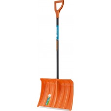 Лопата для уборки снега СИБРТЕХ 49х37х135см, пластиковая со стальным черенком, Арт. 61667 в магазинах Лента