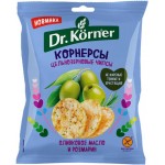 Чипсы рисово-кукурузные DR KORNER с оливковым маслом и розмарином, 50г Чипсы рисово-кукурузные DR KORNER с оливковым маслом и розмарином, 50г