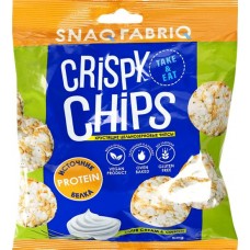 Чипсы рисовые цельнозерновые SNAQ FABRIQ со вкусом сметана и зеленый лук, 50г в магазинах Лента
