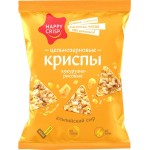 Чипсы цельнозерновые рисово-кукурузные HAPPY CRISP Альпийский сыр, 50г Чипсы цельнозерновые рисово-кукурузные HAPPY CRISP Альпийский сыр, 50г