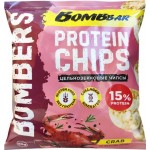 Чипсы цельнозерновые протеиновые BOMBBAR со вкусом краб, 50г Чипсы цельнозерновые протеиновые BOMBBAR со вкусом краб, 50г