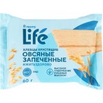 Хлебцы овсяные ЛЕНТА LIFE хрустящие запеченные, 60г Хлебцы овсяные ЛЕНТА LIFE хрустящие запеченные, 60г