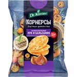 Чипсы кукурузно-рисовые DR KORNER Корнерсы цельнозерновые, с карамелизированным луком и бальзамическим уксусом, 50г Чипсы кукурузно-рисовые DR KORNER Корнерсы цельнозерновые, с карамелизированным луком и бальзамическим уксусом, 50г