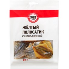 Рыба 365 ДНЕЙ Желтый полосатик соленая сушеная, 80г в магазинах Лента