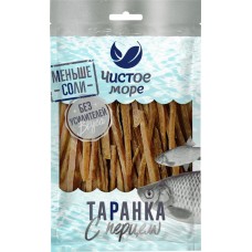 Таранка сушено-вяленая ЧИСТОЕ МОРЕ с перцем, соломка, 40г в магазинах Лента
