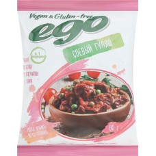 Мясо соевое EGO Гуляш, 80г в магазинах Лента