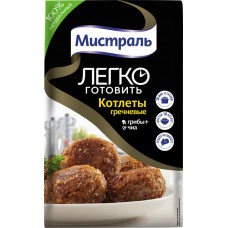 Котлеты гречневые МИСТРАЛЬ с грибами и семенами чиа, 230г в магазинах Лента