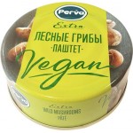 Паштет PERVA Extra Vegan, с лесными грибами, 100г