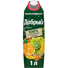 Нектар ДОБРЫЙ Мультифрукт, 1л в магазинах Лента