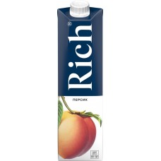 Нектар RICH Персиковый, 1л в магазинах Лента
