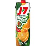 Сок J7 Апельсин с мякотью, 0.97л Сок J7 Апельсин с мякотью, 0.97л