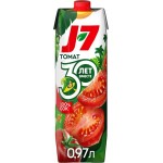 Сок J7 Томат с солью с мякотью, 0.97л Сок J7 Томат с солью с мякотью, 0.97л