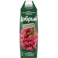 Нектар ДОБРЫЙ Яблоко, черноплодная рябина, малина, 1л в магазинах Лента