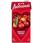 Напиток сокосодержащий ЛЮБИМЫЙ Вишневая черешня осветленный, 0.95л