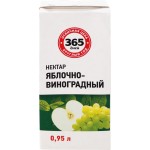 Нектар 365 ДНЕЙ Яблочно-виноградный осветленный, 0.95л