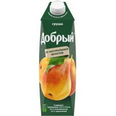 Нектар ДОБРЫЙ Уголки России Груша, 1л в магазинах Лента