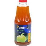 Сок ЛЕНТА Яблочный прямого отжима, 1л