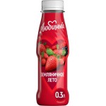 Напиток сокосодержащий ЛЮБИМЫЙ Земляничное лето, 0.3л