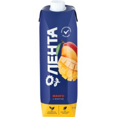 Нектар для детей ЛЕНТА Манго с мякотью, 1л в магазинах Лента