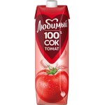 Сок ЛЮБИМЫЙ Томатный с мякотью, солью и сахаром, 0.97л