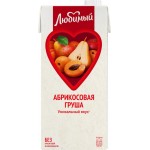 Напиток сокосодержащий ЛЮБИМЫЙ Абрикосовая груша, 0.95л