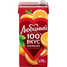 Нектар ЛЮБИМЫЙ Апельсин, 1.93л в магазинах Лента