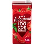 Сок ЛЮБИМЫЙ Томат, 1.93л