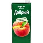 Напиток сокосодержащий ДОБРЫЙ Яблочно-персиковый, 2л