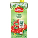 Сок САДЫ ПРИДОНЬЯ Томатный с солью с мякотью, 2л